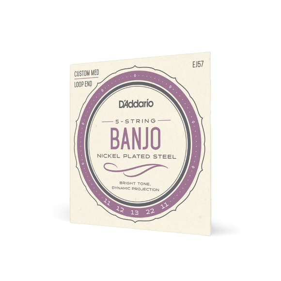 Daddario Banjo String Set Nickel Plated Steel