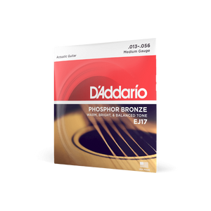 Daddario Acoustic String Set EJ17 Phosphor Medium