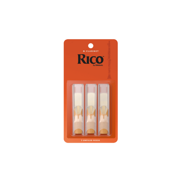 Rico Bb Clarinet Reeds 3pk Size 2.5