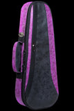 Ohana Synthetic Leather Tenor Ukulele Soft Case Black / Purple