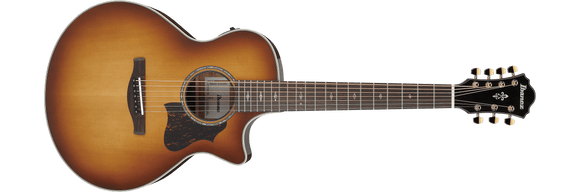 Ibanez AE3007FMH-TBH 7-String Tobacco Edge Burst