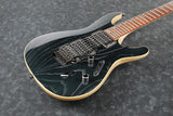 Ibanez S570AH-SWK Electric Guitar Silver Wave Black