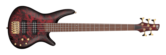 Ibanez SR305EDX-WZM 5-String Bass Wine Red Frozen Matte