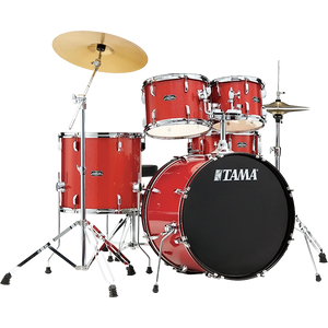 Tama Stagestar 5pc Complete Drum Kit Candy Red Sparkle