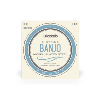 Daddario EJ60 Banjo String Set Nickel Light