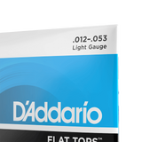 Daddario Flat Tops Phosphor Bronze Light 12 to 53