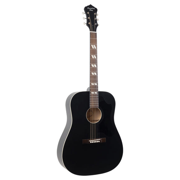 Recording King Dirty 30s RDS-7-MBK Dreadnought Acoustic Guitar Matte Black