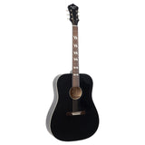 Recording King Dirty 30s RDS-7-MBK Dreadnought Acoustic Guitar Matte Black