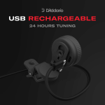 Daddario Nexxus 360 PW-CT-26 Clip On Tuner w/USB Cable Rechargeable