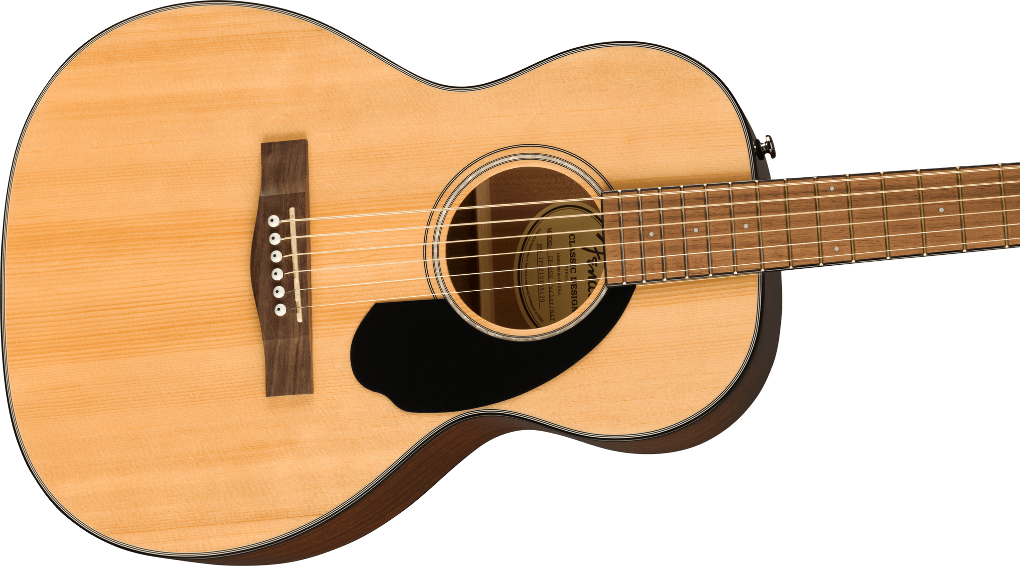Fender CP 60S Parlor Acoustic Guitar Natural Finish Mountain Music
