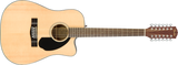 Fender CD-60SCE Dreadnought Cutaway 12-String Acoustic Guitar