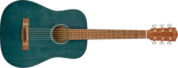 Fender FA-15 3/4 Size Acoustic Guitar Blue Satin W/ Bag