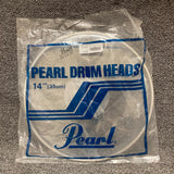 Pearl 14" CC Clear 1-Ply Drum Head w/ Frosted Dot