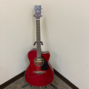 Yamaha FSX800C Acoustic Electric Guitar Ruby Red