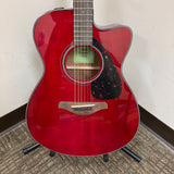 Yamaha FSX800C Acoustic Electric Guitar Ruby Red
