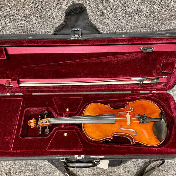 Peter Kauffman 1/2 Violin with Case, Bow, and Rosin