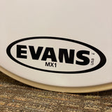 NOS Evans 20" MX1 Marching Bass Drum Head w/ Pads BD20MX1W