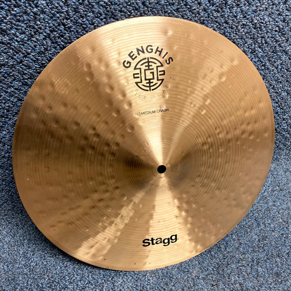 NEW Stagg Genghis Silk Road Crash Cymbal 16