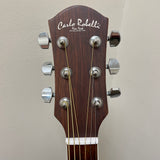 Carlo Robelli CRB-35 Acoustic Electric Guitar Black Flame