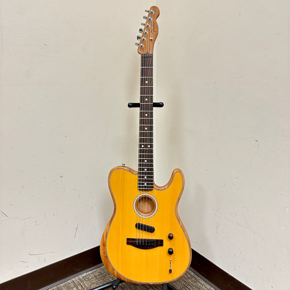Fender Acoustasonic Player Series Tele Butterscotch Blonde with Bag