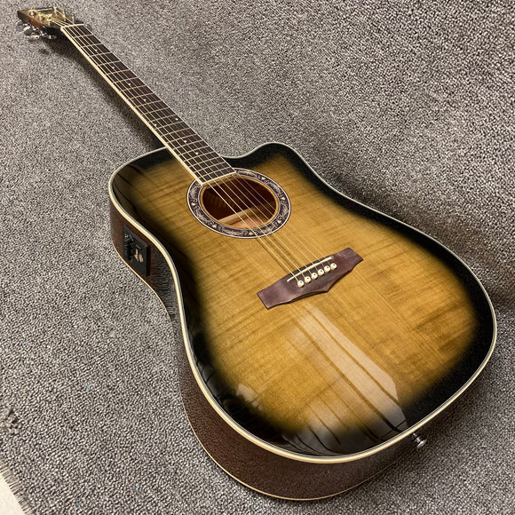 NEW Ibanez PF28ECE-DVS Acoustic Guitar Dark Violin Sunburst