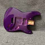 Strat-Style Guitar Body Purple Gloss