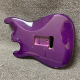 Strat-Style Guitar Body Purple Gloss