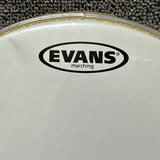 Evans Marching 13" Kevlar Batter Head with Internal Ring Smooth White