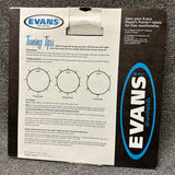 Evans Marching 13" Kevlar Batter Head with Internal Ring Smooth White