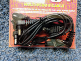 NEW Truetone MC8 1 Spot Daisy Chain Multi-Plug 8 Cable Black
