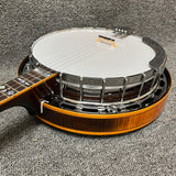 Iida Vintage Model 237 Resonator Plectrum 4-String Banjo Brownburst MIJ