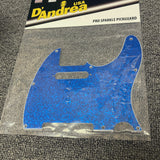 NEW D'Andrea Pro Sparkle Pickguard Tele Style Guitars Blue