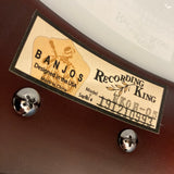 NEW Recording King Dirty 30s RKOH05 Open Back 5-String Banjo