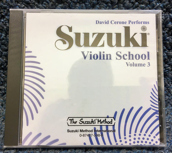 NEW Suzuki Violin School Volume 3 CD