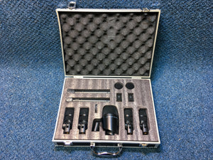 NEW Stagg DMS5700H 7pc Unidirectional Dynamic Drum Mic Set w/Case and Clips