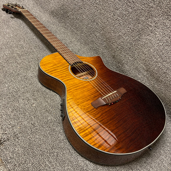 Ibanez AEWC32FM Acoustic Electric Guitar - Amber Sunset Fade