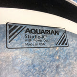 NOS Aquarian 18" Studio-X Clear Tom Head w/ Power Dot SXPD18