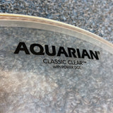 NOS Aquarian 16" Classic Clear Drum Head w/ Dot CCPD16