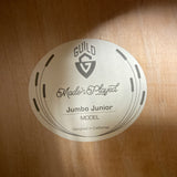NEW Guild Jumbo Junior Flame Maple Acoustic Electric Guitar w/ Bag B STOCK