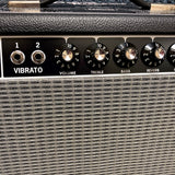 Fender '65 Deluxe Reverb Guitar Combo Amp w/ Footswitch & Cover