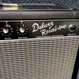Fender '65 Deluxe Reverb Guitar Combo Amp w/ Footswitch & Cover