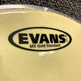 NOS Evans 14" Rare MX Gold Standard Marching Snare Batter Head w/ Internal Ring SB14MXGS