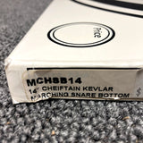 NOS Aquarian 14" Cheiftain Kevlar Marching Snare Bottom Drum Head MCHSB14 B STOCK