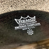 NOS Remo 10" Ebony Emperor Crimplock Drum Head BE-0410-MP