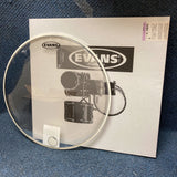 NOS Evans EQ2 Clear Bass Drum Batter Head 24"