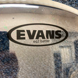 NOS Evans EQ2 Clear Bass Drum Batter Head 24"