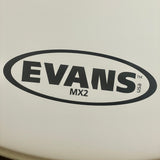 Evans MX2 White Bass Drum Head 28" White