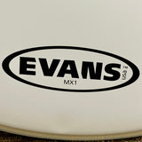 Evans MX1 White Bass Drum Head 28" White