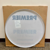Premier Logo Bass Drum Head 28" Smooth White
