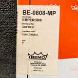 NOS Remo 8" Emperor Suede Crimplock Drum Head BE-0808-MP